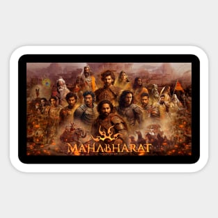 Mahabharat Artwork Sticker